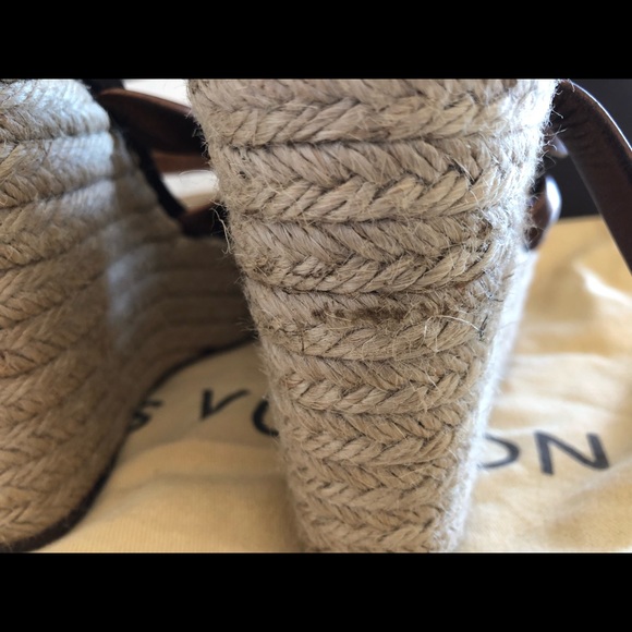 Louis Vuitton Wedges Sz.38.5 excellent condition - Picture 8 of 8